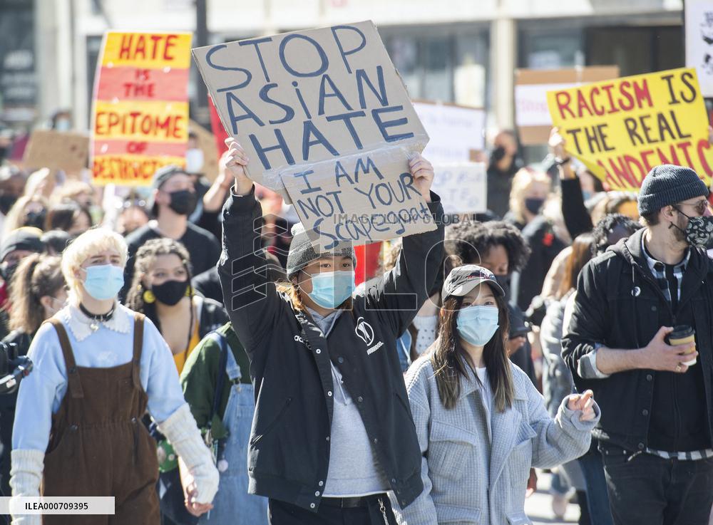 Rally against Anti-Asian Racism - Montreal
