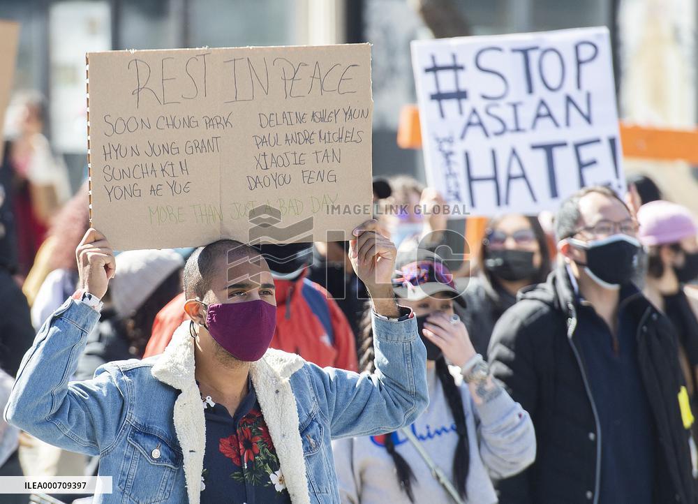 Rally against Anti-Asian Racism - Montreal