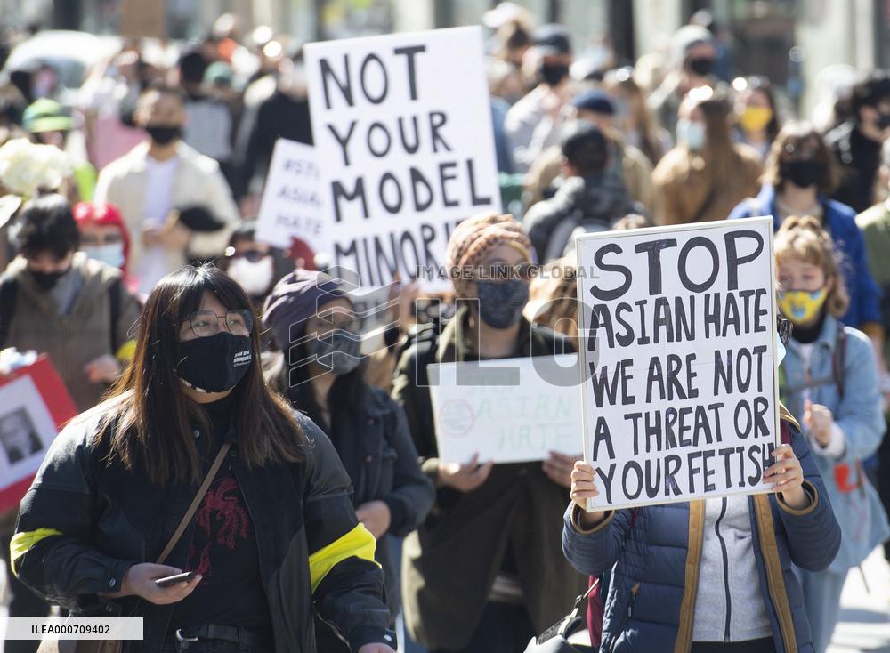 Rally against Anti-Asian Racism - Montreal