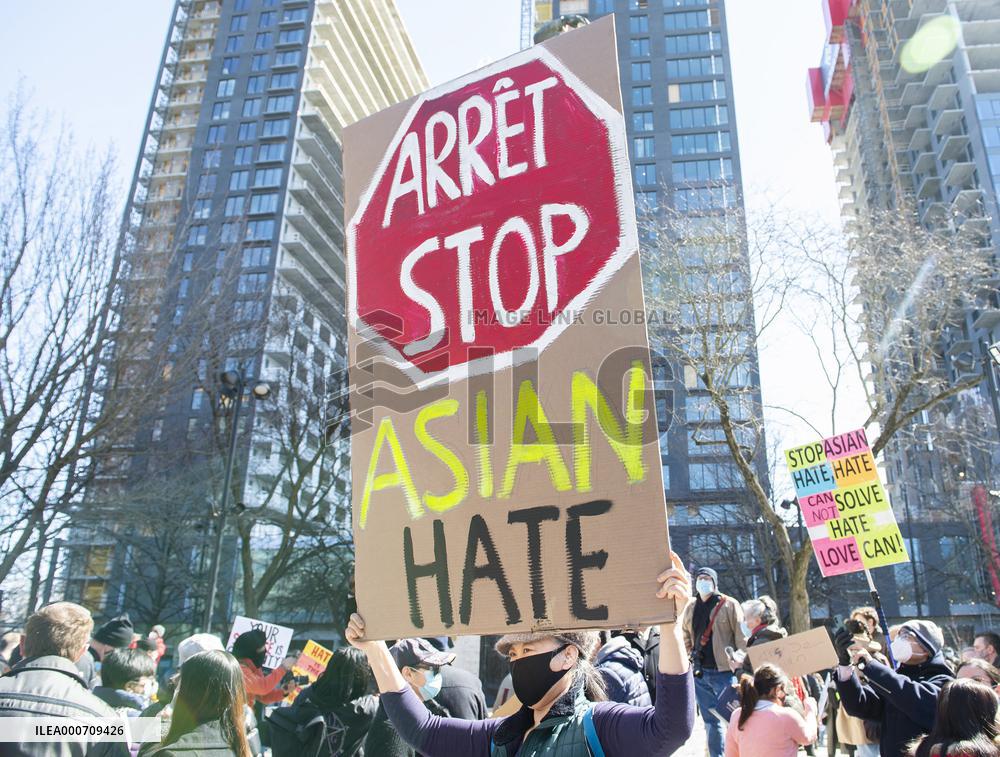 Rally against Anti-Asian Racism - Montreal