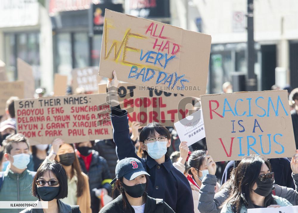 Rally against Anti-Asian Racism - Montreal