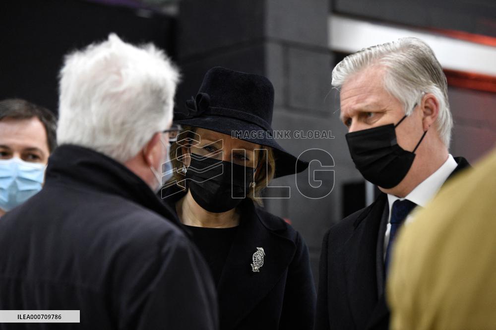 Ceremony To Mark Anniversary Of 2016 Brussels Bombings - Brussels