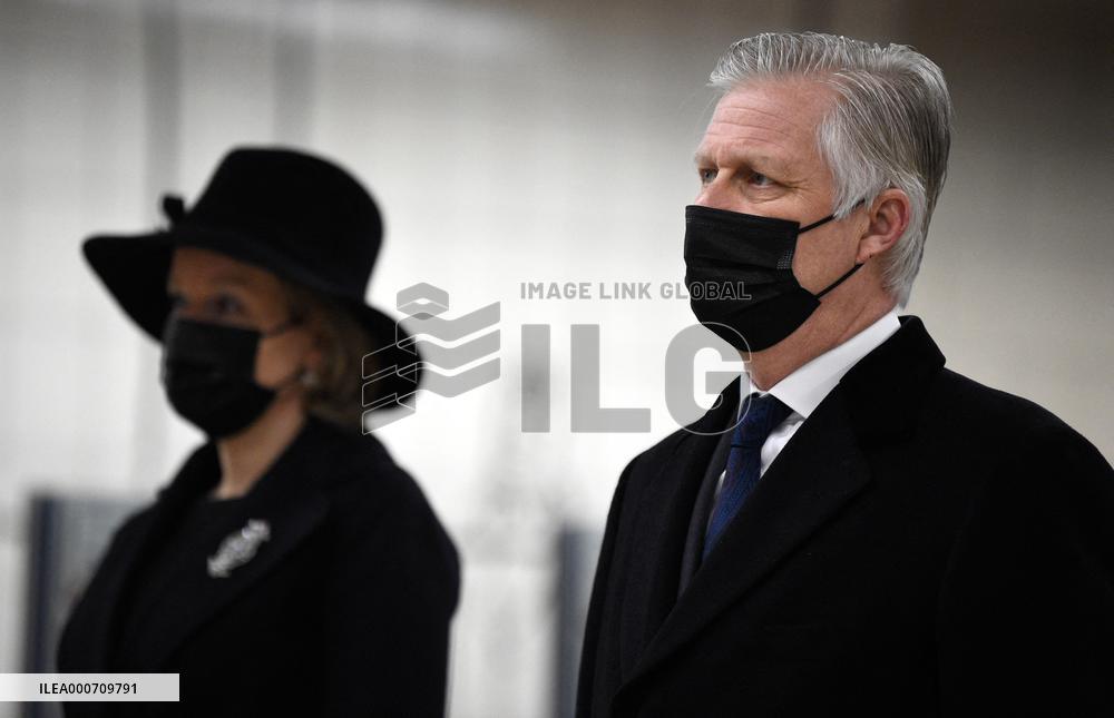 Ceremony To Mark Anniversary Of 2016 Brussels Bombings - Brussels