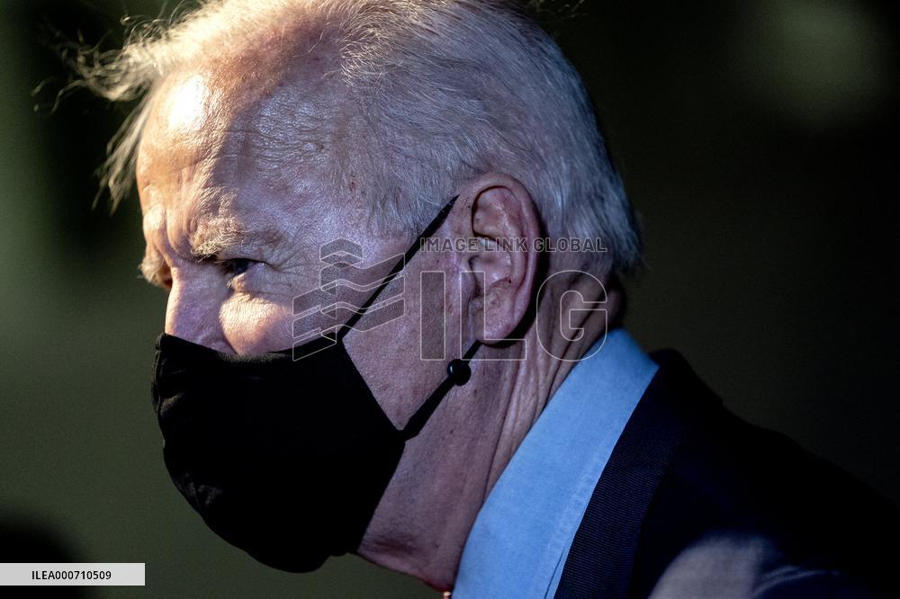 President Biden Arrives to White House Following Ohio Travel