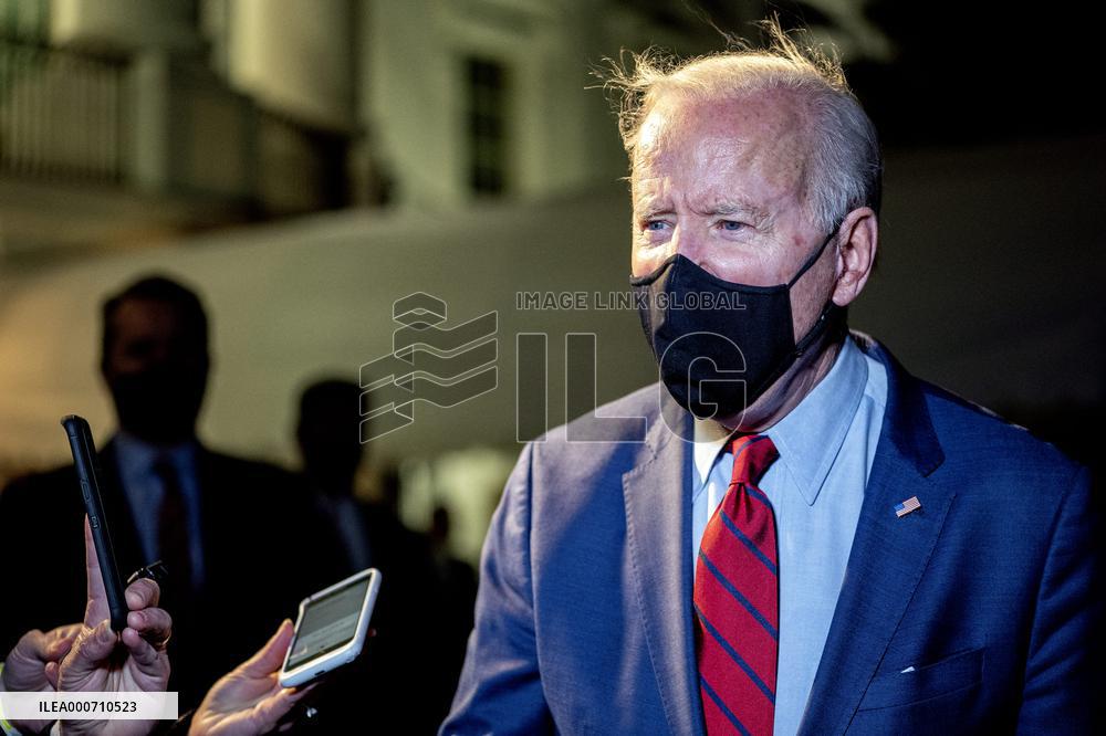 President Biden Arrives to White House Following Ohio Travel