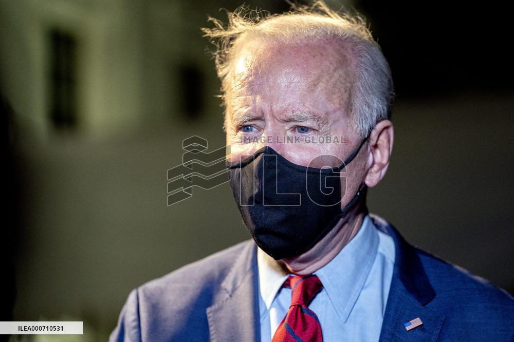 President Biden Arrives to White House Following Ohio Travel