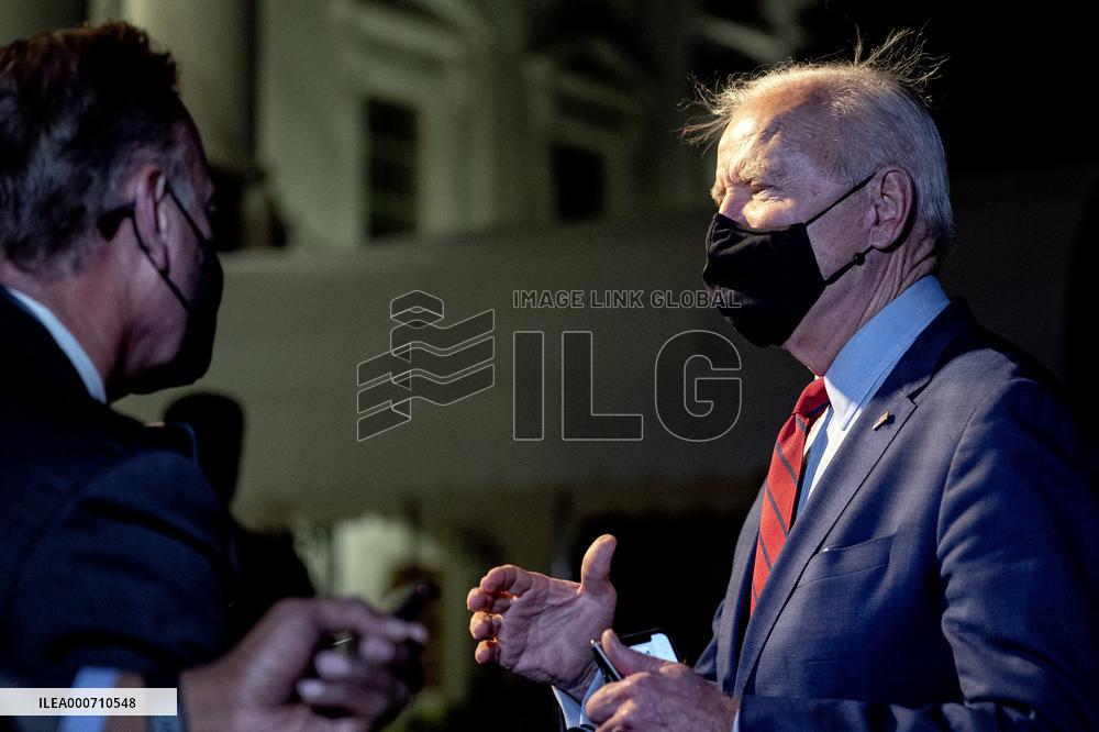 President Biden Arrives to White House Following Ohio Travel