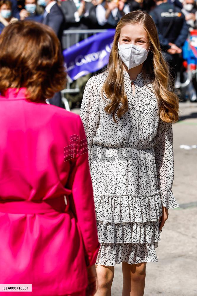 Princess Leonor Chairs Her Firts Public Event - Madrid
