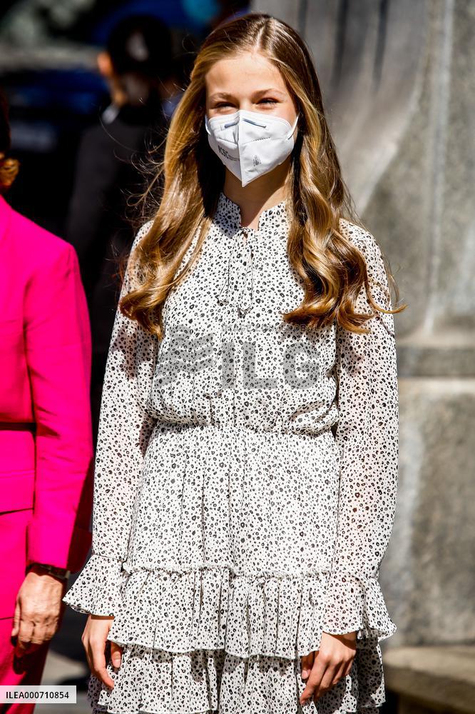 Princess Leonor Chairs Her Firts Public Event - Madrid