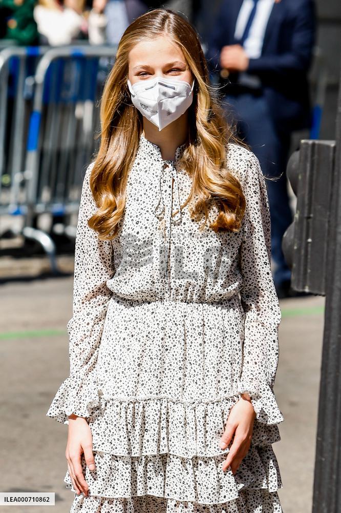 Princess Leonor Chairs Her Firts Public Event - Madrid