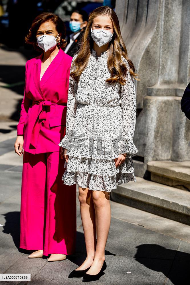 Princess Leonor Chairs Her Firts Public Event - Madrid
