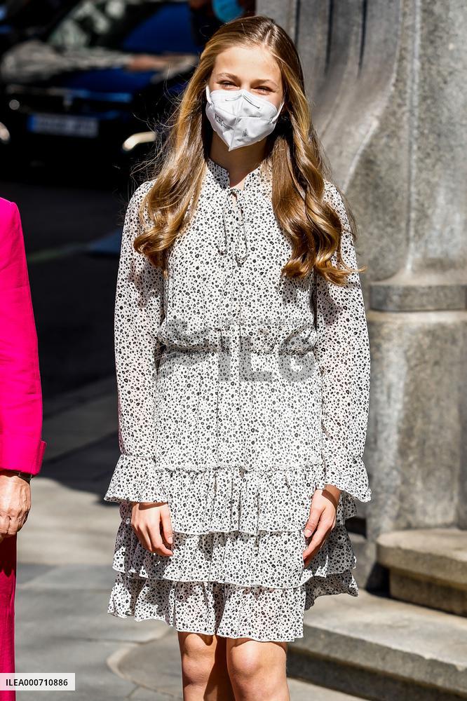 Princess Leonor Chairs Her Firts Public Event - Madrid