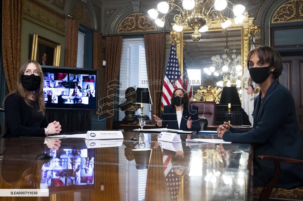 US Vice President Kamala Harris