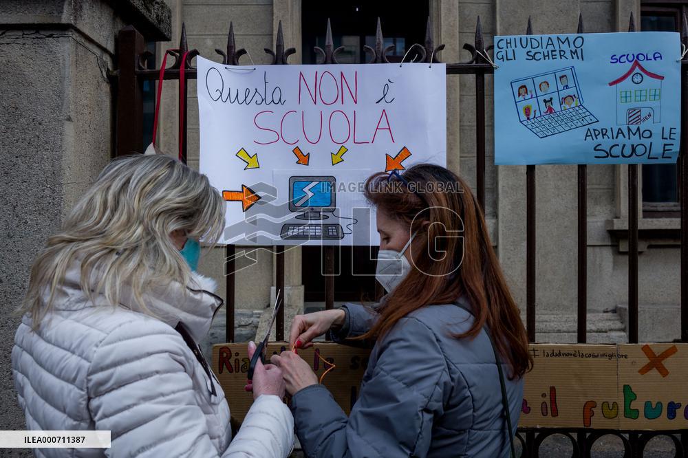 School Parents And Students Protest - Milan