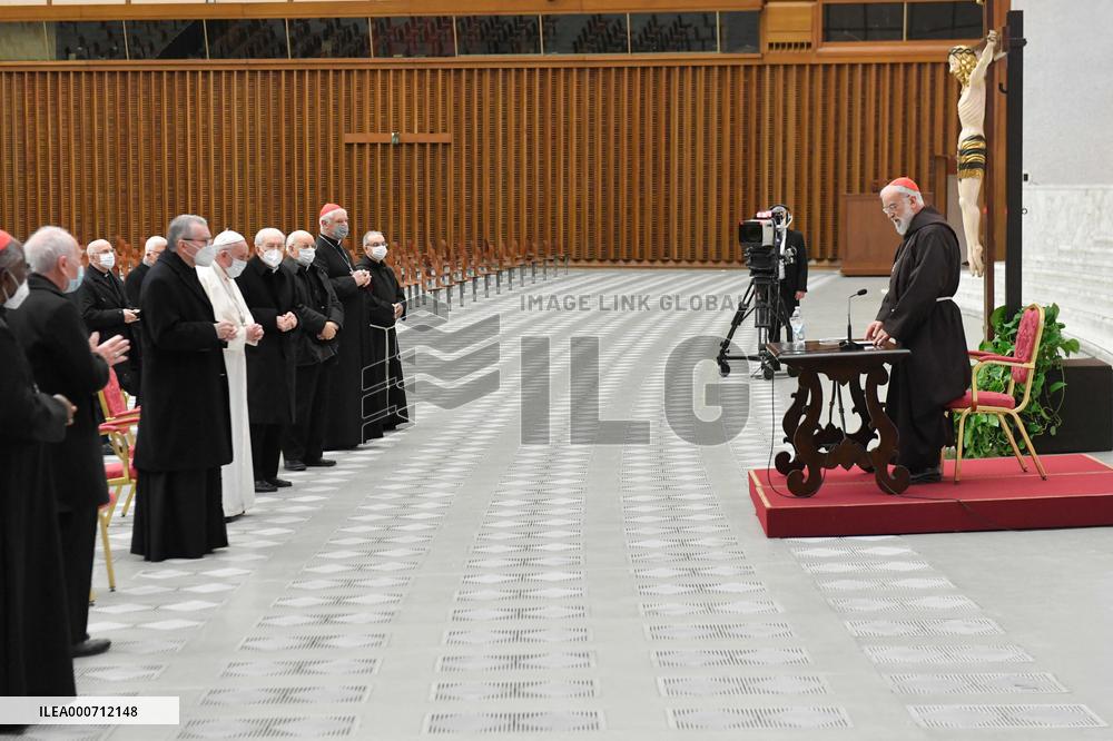 Pope Francis At Em. Raniero Cantalamessa Sermon - Vatican