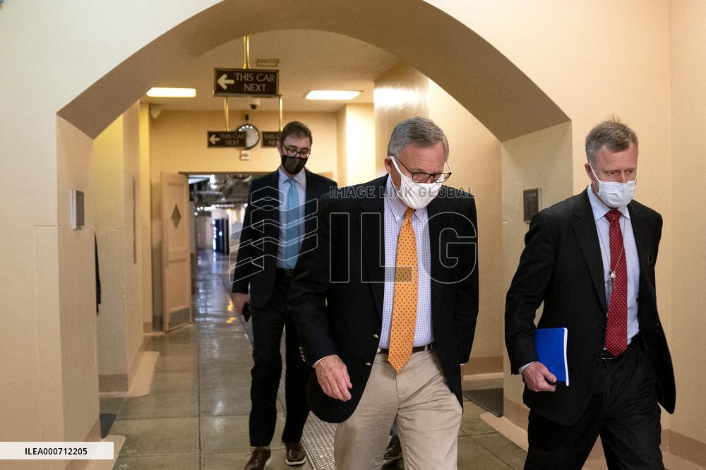 Senators at the U.S. Capitol - Washington