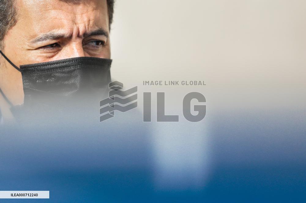 Gerald Darmanin Meets With Gendarmes Of Nouvelle-Aquitaine - Merignac