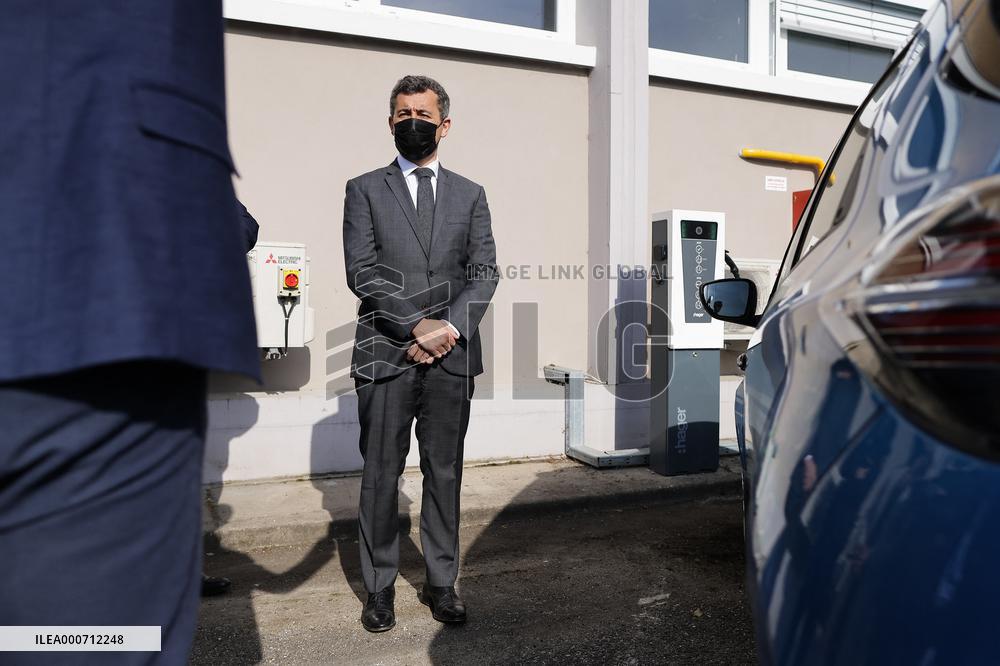 Gerald Darmanin Meets With Gendarmes Of Nouvelle-Aquitaine - Merignac