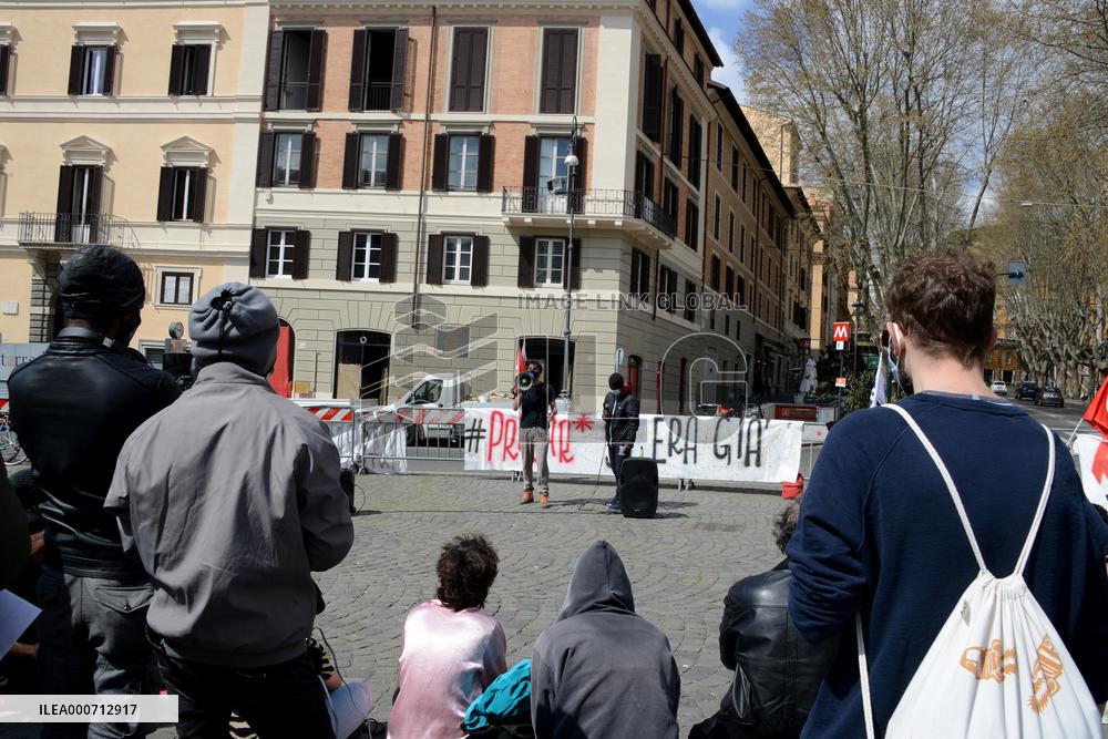 No Delivery Day Protest in Rome