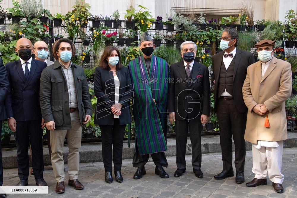 Mayor of Paris Anne Hidalgo received Ahmad Massoud  - Paris