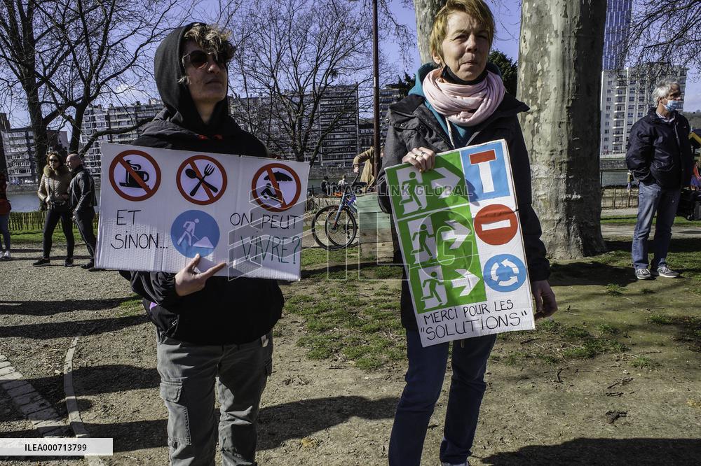 Anti lockdown protest - Liege