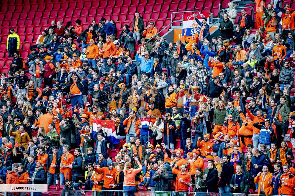 Fieldlab events study for World Cup qualifying match - Amsterdam