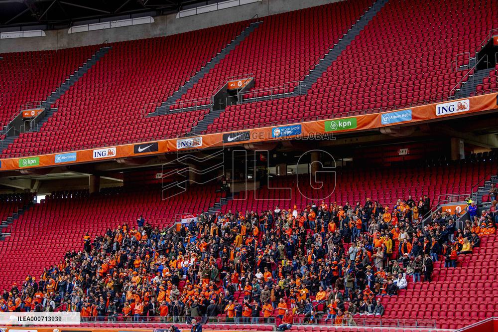 Fieldlab events study for World Cup qualifying match - Amsterdam