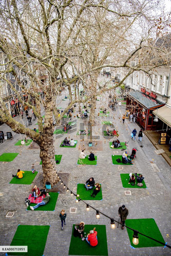 Breda prepares a picnic action in the city center
