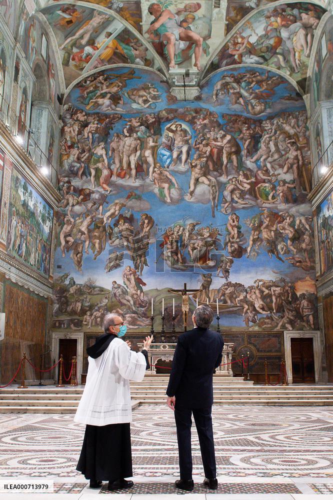 Pope Francis Meets Mario Draghi - Vatican
