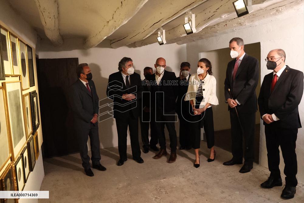 Royals visit the borntown of Francisco de Goya