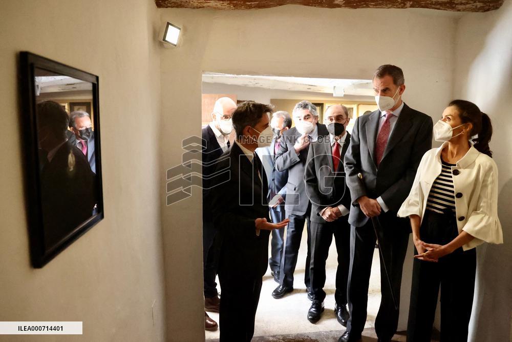 Royals visit the borntown of Francisco de Goya
