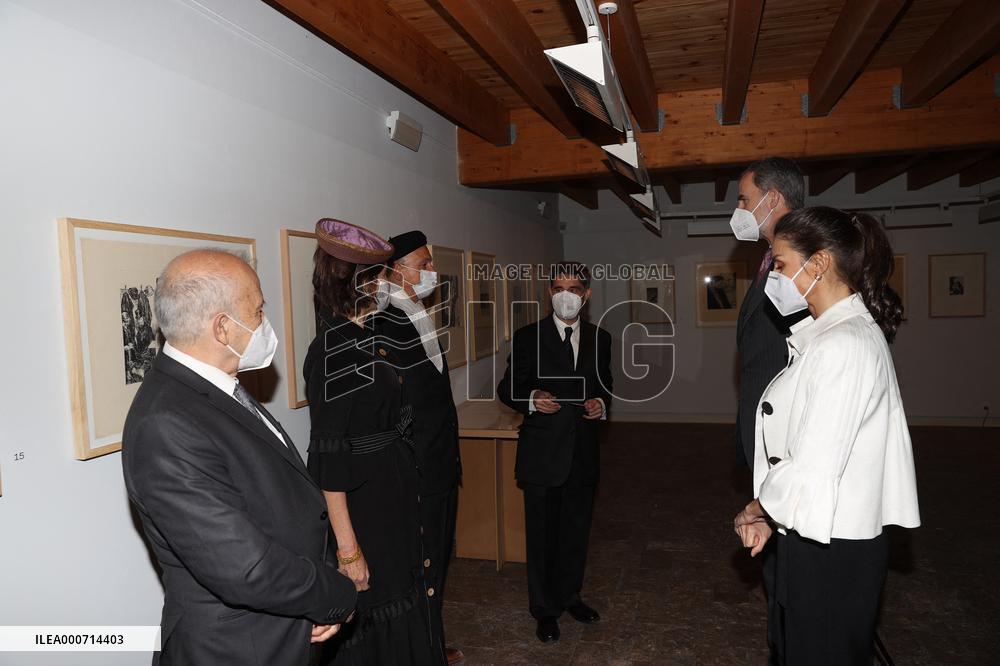 Royals visit the borntown of Francisco de Goya