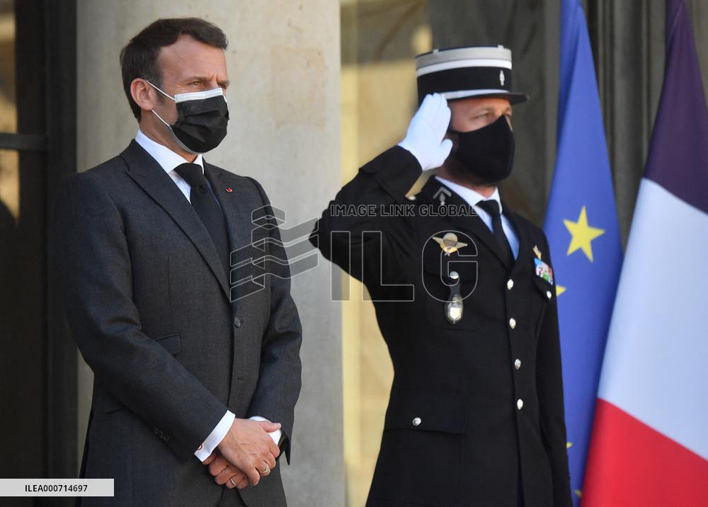 President Macron Meets President of Iraqi Kurdistan - Paris