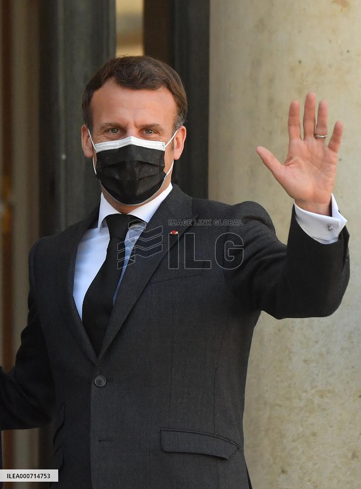 President Macron Meets President of Iraqi Kurdistan - Paris