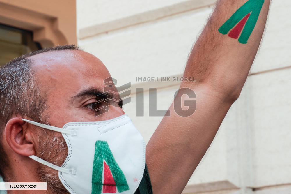 Alitalia Workers Demonstrate - Rome