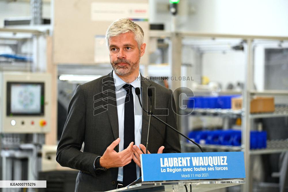 Laurent Wauquiez announces his candidacy in Auvergne-Rhone-Alpes
