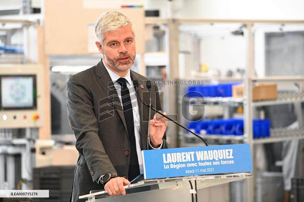 Laurent Wauquiez announces his candidacy in Auvergne-Rhone-Alpes