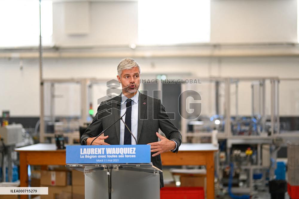 Laurent Wauquiez announces his candidacy in Auvergne-Rhone-Alpes