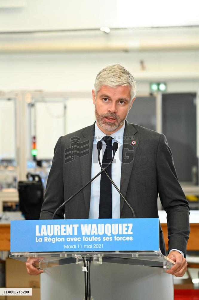 Laurent Wauquiez announces his candidacy in Auvergne-Rhone-Alpes