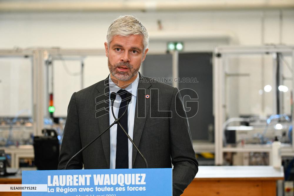 Laurent Wauquiez announces his candidacy in Auvergne-Rhone-Alpes