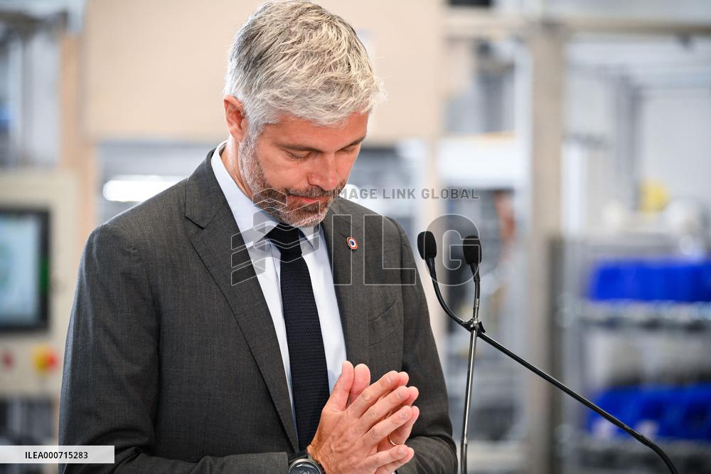 Laurent Wauquiez announces his candidacy in Auvergne-Rhone-Alpes