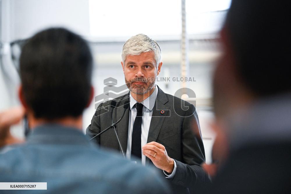 Laurent Wauquiez announces his candidacy in Auvergne-Rhone-Alpes