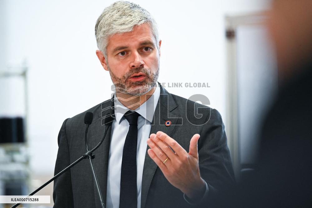 Laurent Wauquiez announces his candidacy in Auvergne-Rhone-Alpes