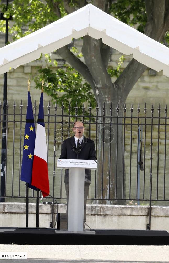 Tribute to police officer killed in Avignon - South of France