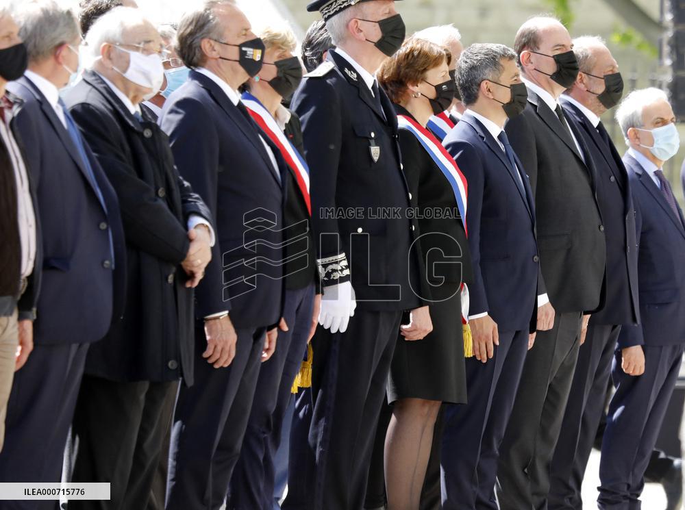 Tribute to police officer killed in Avignon - South of France