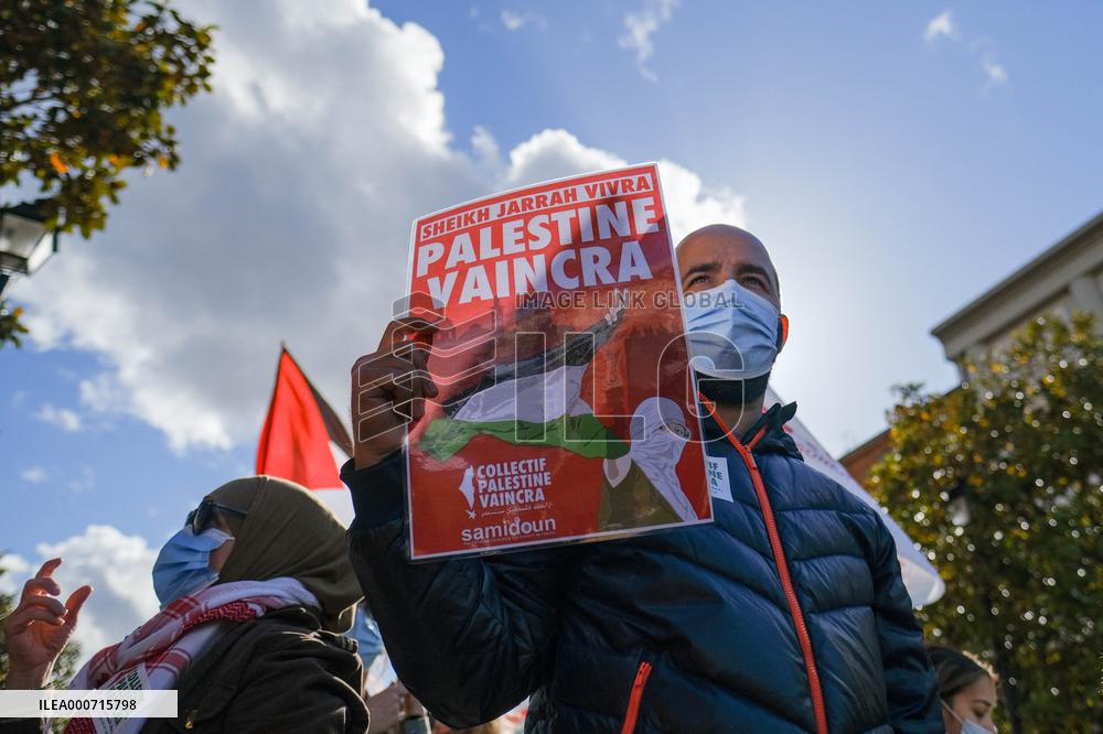 Pro-Palestinian Demonstration - Toulouse