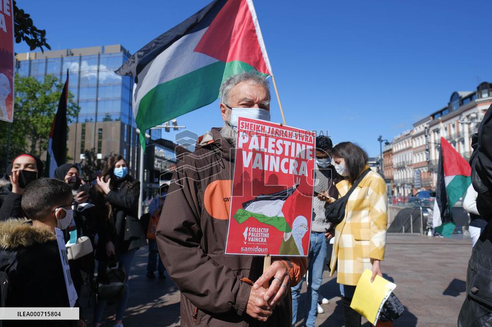 Pro-Palestinian Demonstration - Toulouse