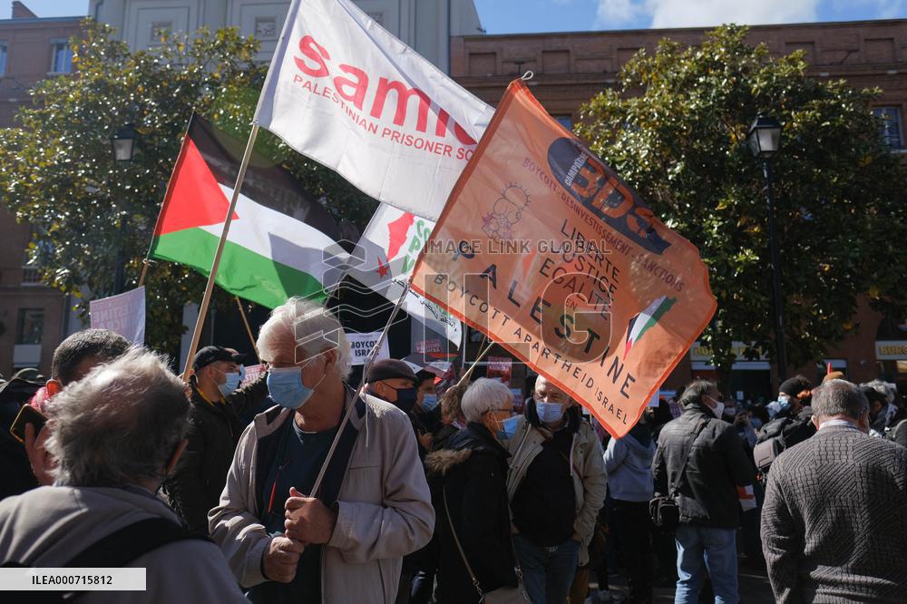 Pro-Palestinian Demonstration - Toulouse