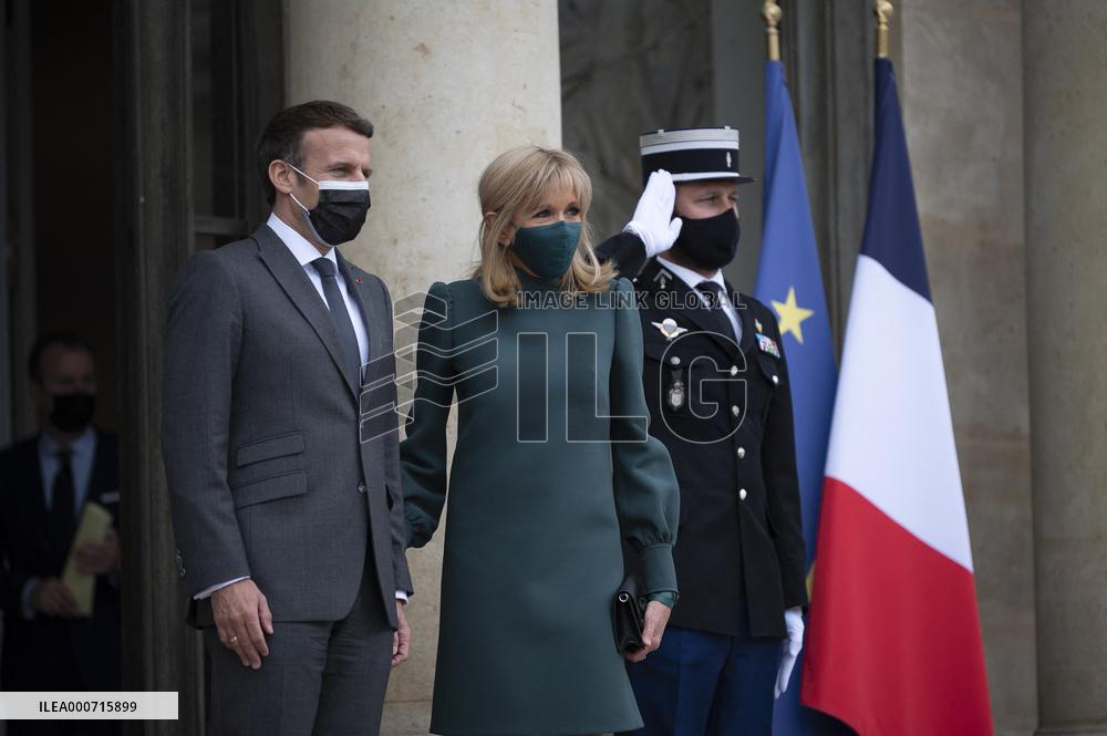President Macron Welcomes Argentina's President Fernandez - Paris