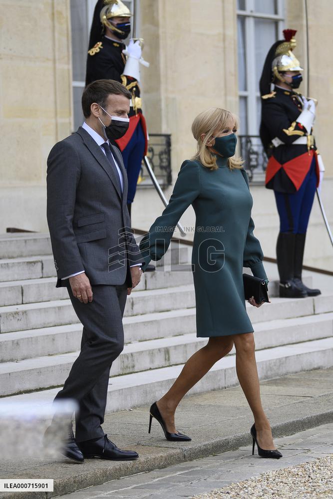 President Macron Welcomes Argentina's President Fernandez - Paris
